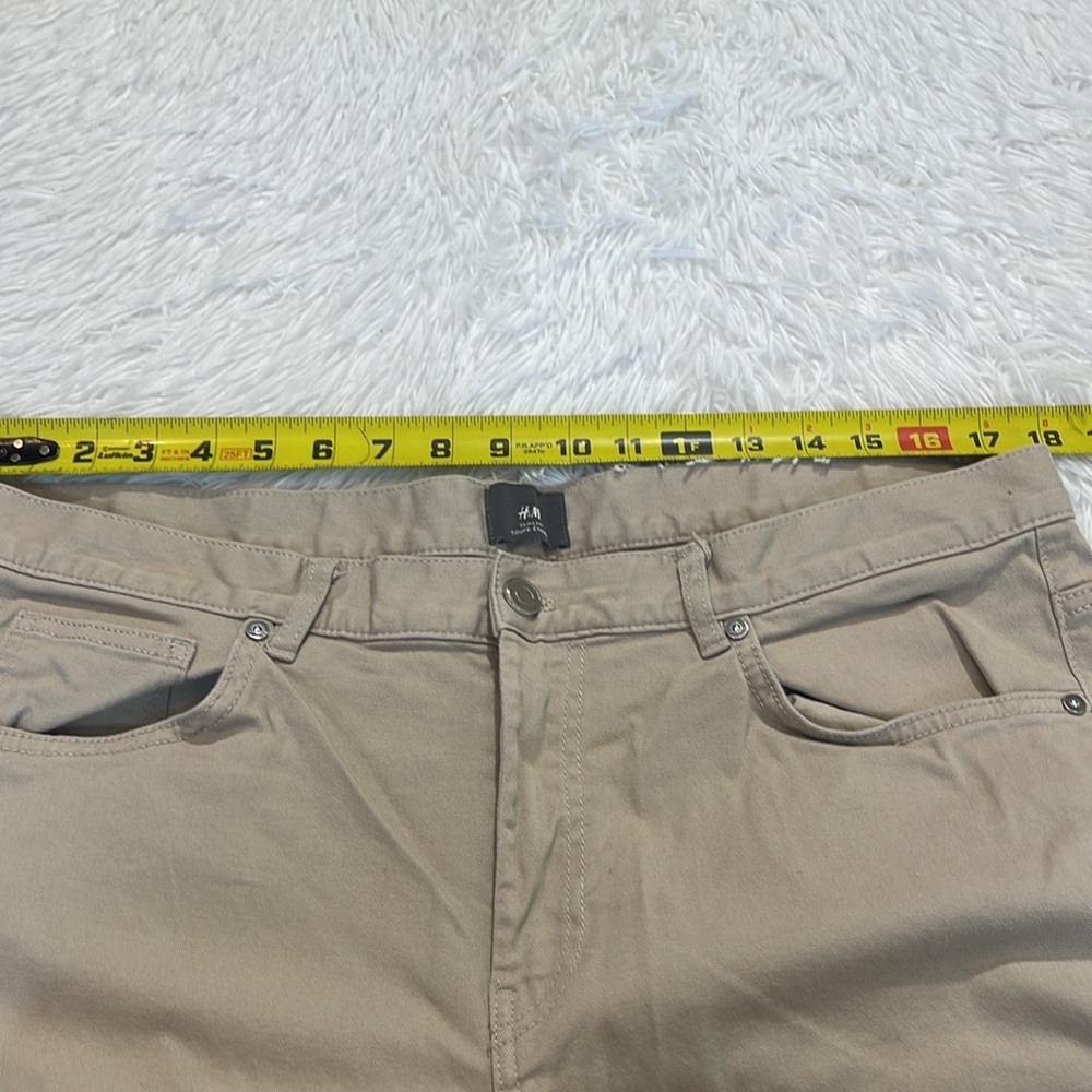 H&M Men's Khaki Color  SIZE 36/30. No tag see pictures - Picture 3 of 5